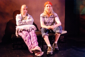 With Amanda Brockbank in If You Lived Here, You'd Be Home by Now. Playwright Theatre, 2008.
